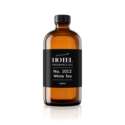 Air-Scent No. 1012 bottle close-up, premium diffuser oil for hotel-inspired ambience.