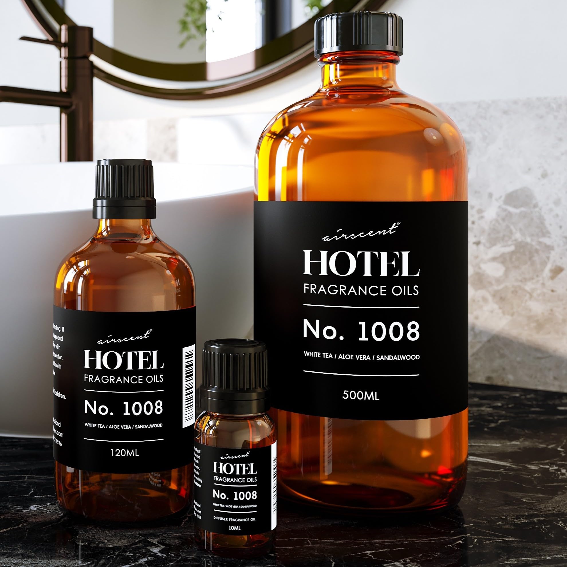 Air-Scent hotel diffuser oil pet-friendly label reassures safe aromatics for households