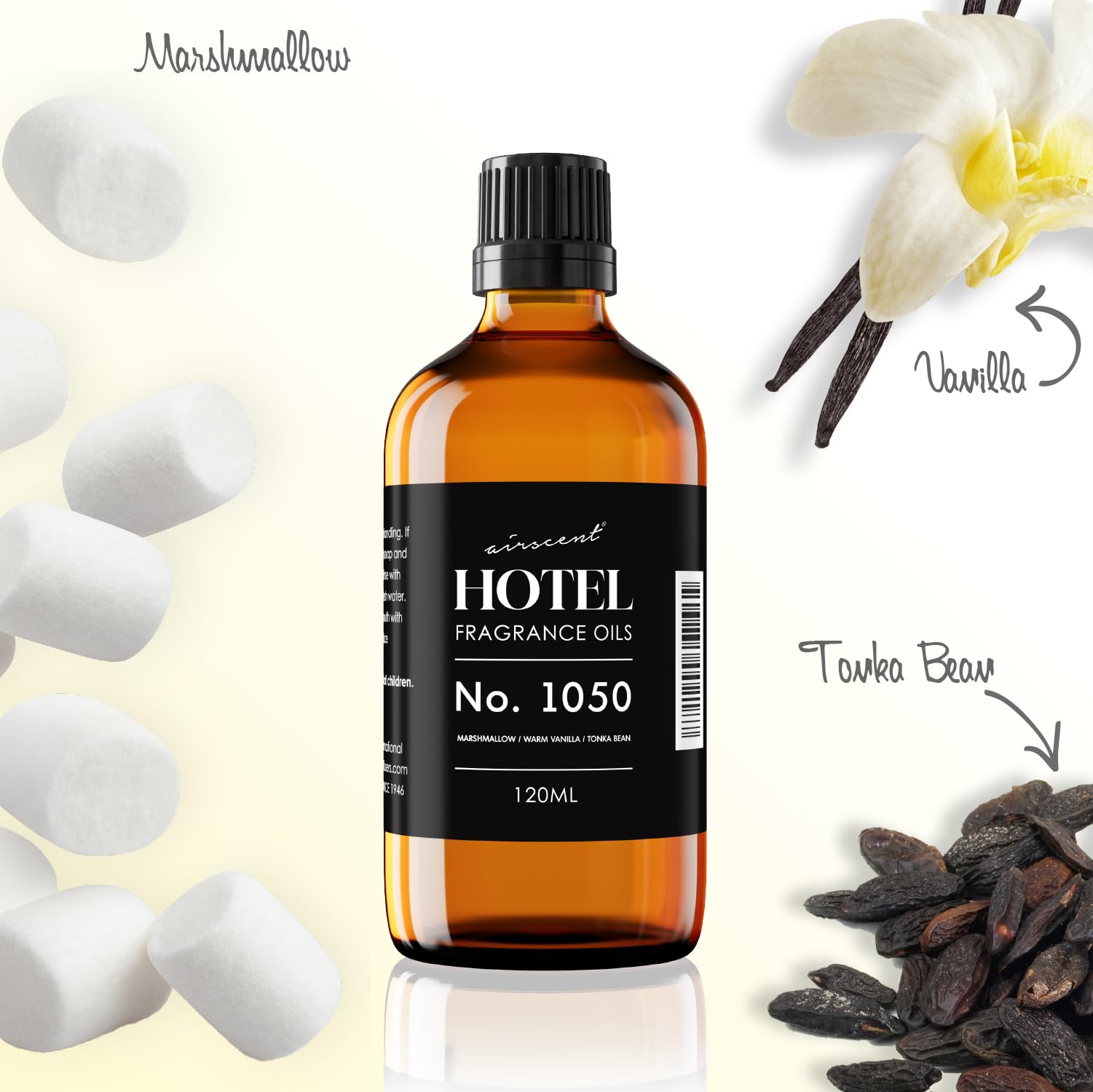 Air-Scent marshmallow-vanilla-tonka close-up shows rich notes
