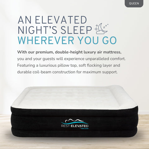 Air Tuff no-slip base keeps the bed stable on various floors