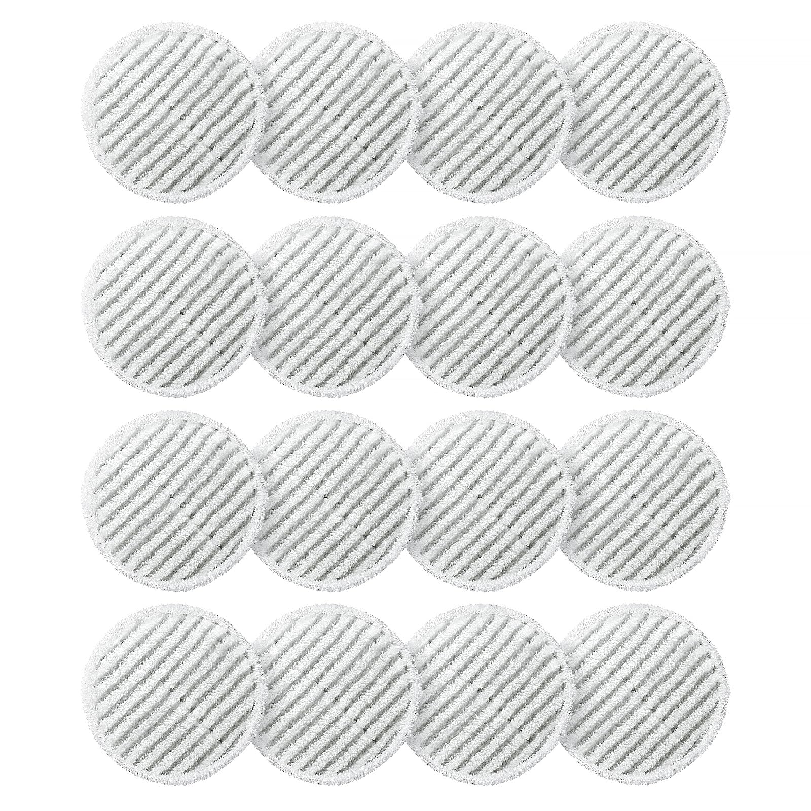 AIR U+ circular microfiber steam mop pad with quick-attach Velcro for Shark S8201
