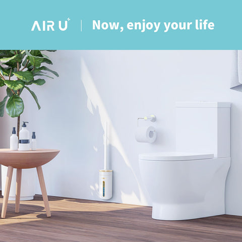 AIR U+ bathroom cleaning heads ideal for tub, sink, mirror, and tiles.