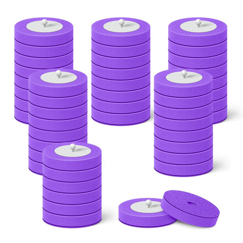 Air U+ disposable toilet brush heads pack front with purple lavender fragrance