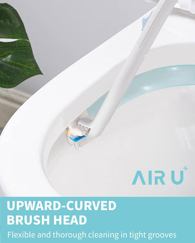 Air U+ dual-clean formula targets grime and odors.