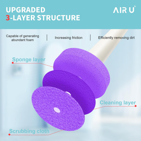 Air U+ wand refills easy clamp-and-go operation