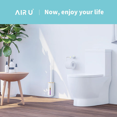 Air U+ lavender-scented disposable brush heads for fresh bathrooms