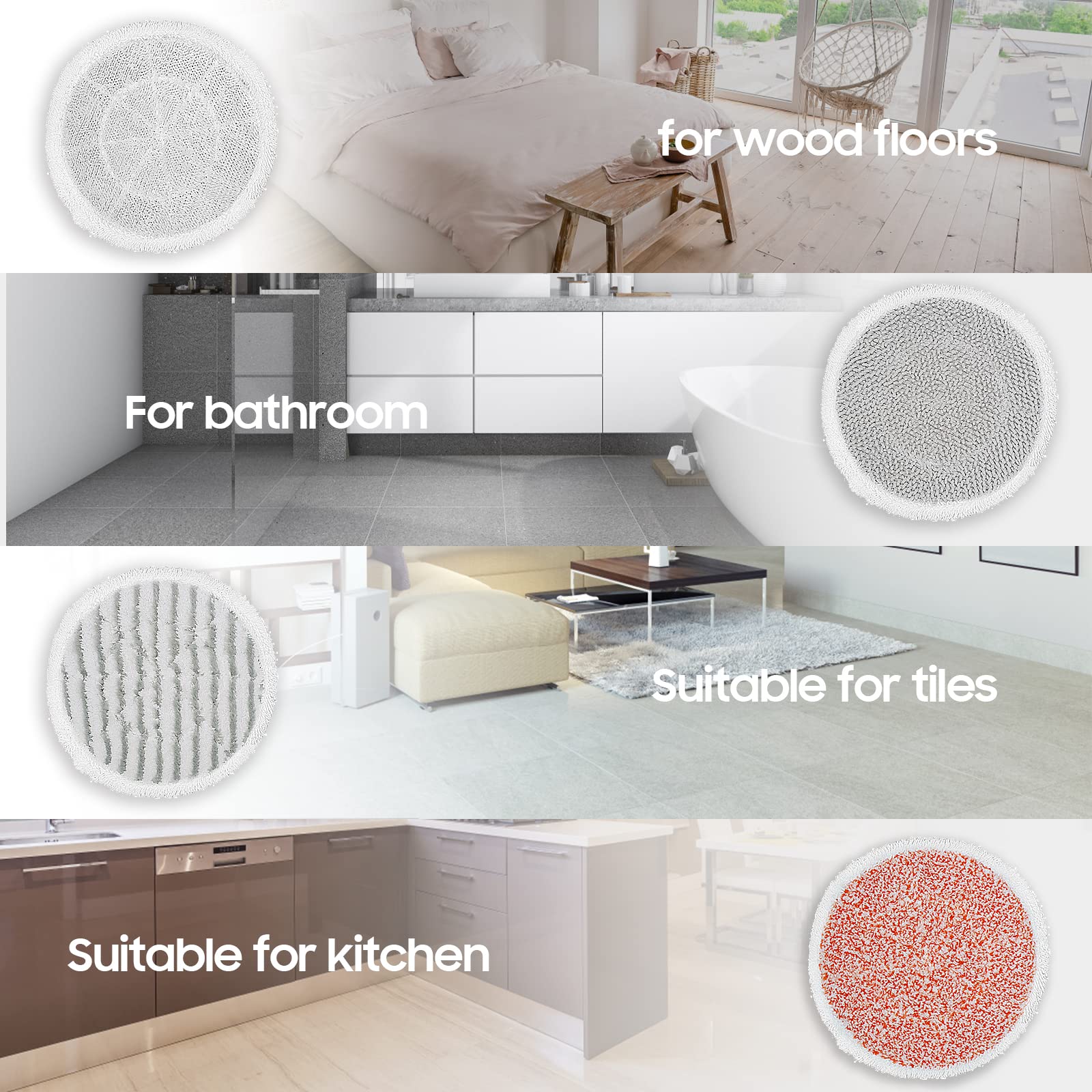 AIR U+ orange heavy-duty scrub pad for stubborn kitchen grime