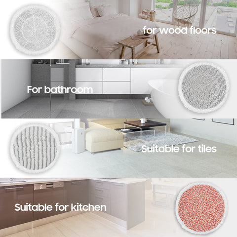 AIR U+ orange heavy-duty scrub pad for stubborn kitchen grime