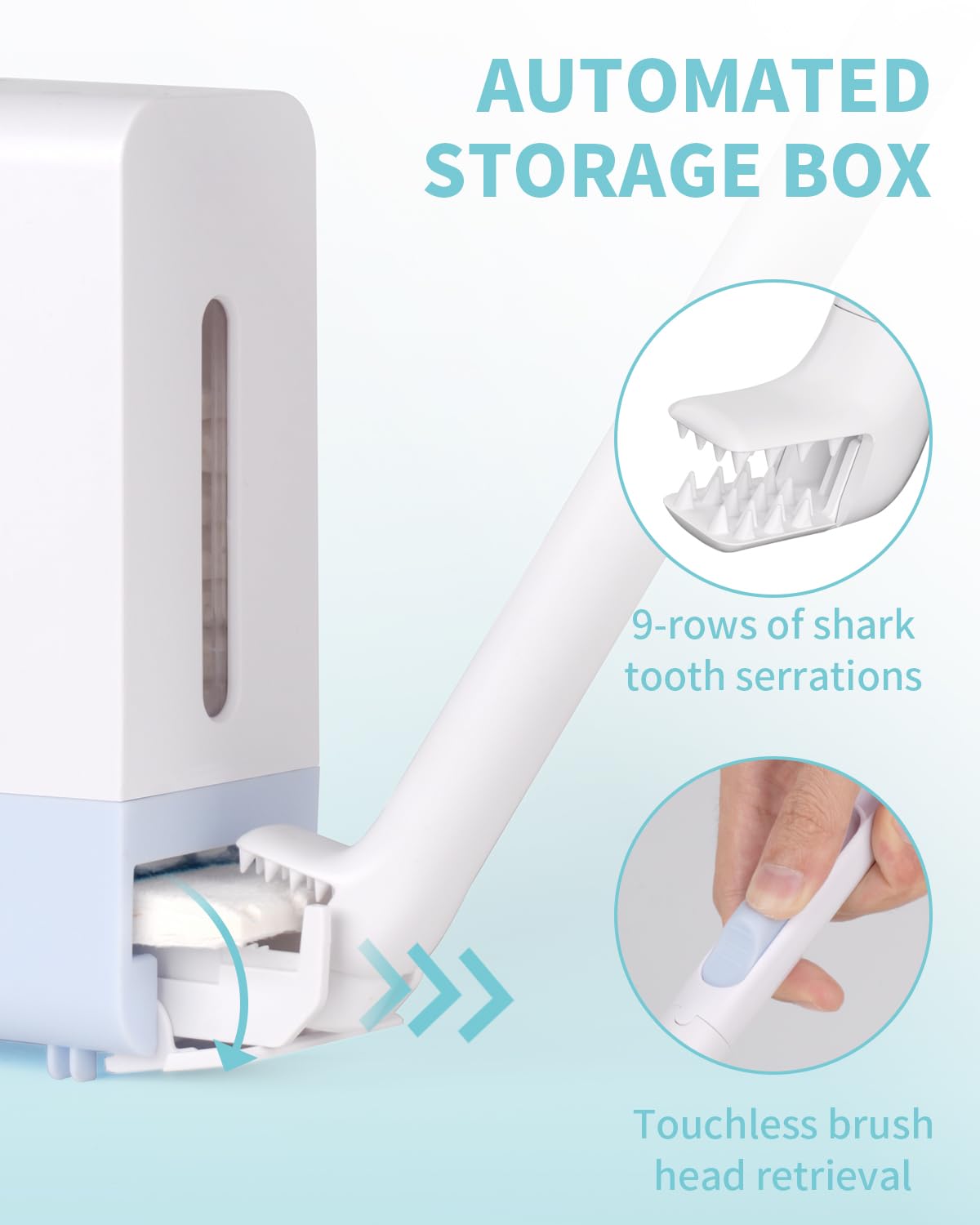 Air U+ nine-row shark teeth grip refills securely.