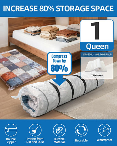 AirBaker vacuum bag with triple-seal turbo valve for efficient air removal.