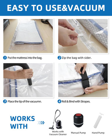 AirBaker multi-purpose bags store clothes, toys, towels, and more.