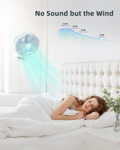 Airbition 90-degree oscillation improves room-wide air distribution for living rooms and bedrooms.