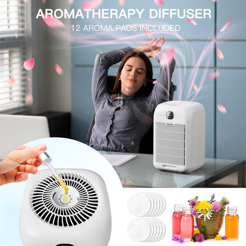 Aircillin original HEPA filter included with unit