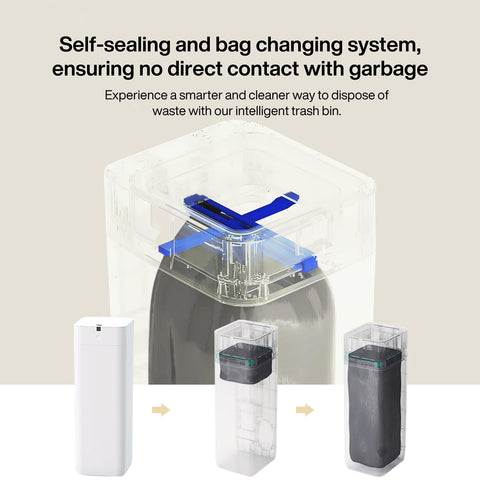 Airdeer L2 refill bag rings ensure continuous waste management with up to 15 uses per ring.