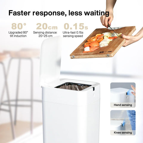 Airdeer L2 touchless operation with motion sensor for hygienic use.