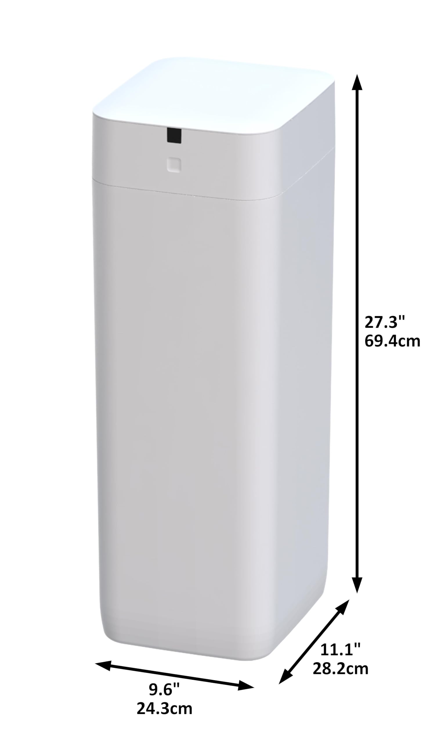 Airdeer L2 white kitchen trash can complements modern spaces.
