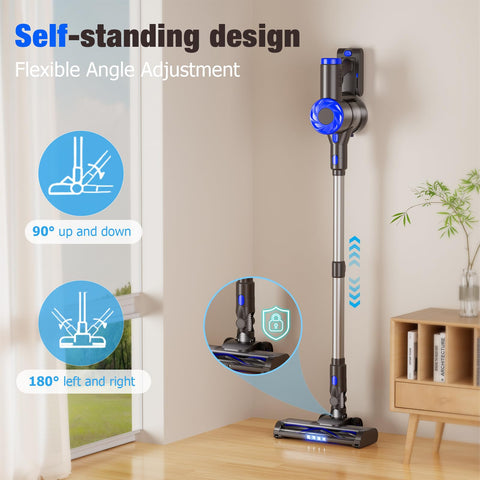 Six-layer filtration helps improve air quality while vacuuming