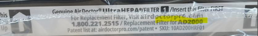 AirDoctor AD2000 product-in-use-photo shows ready-to-replace filters.