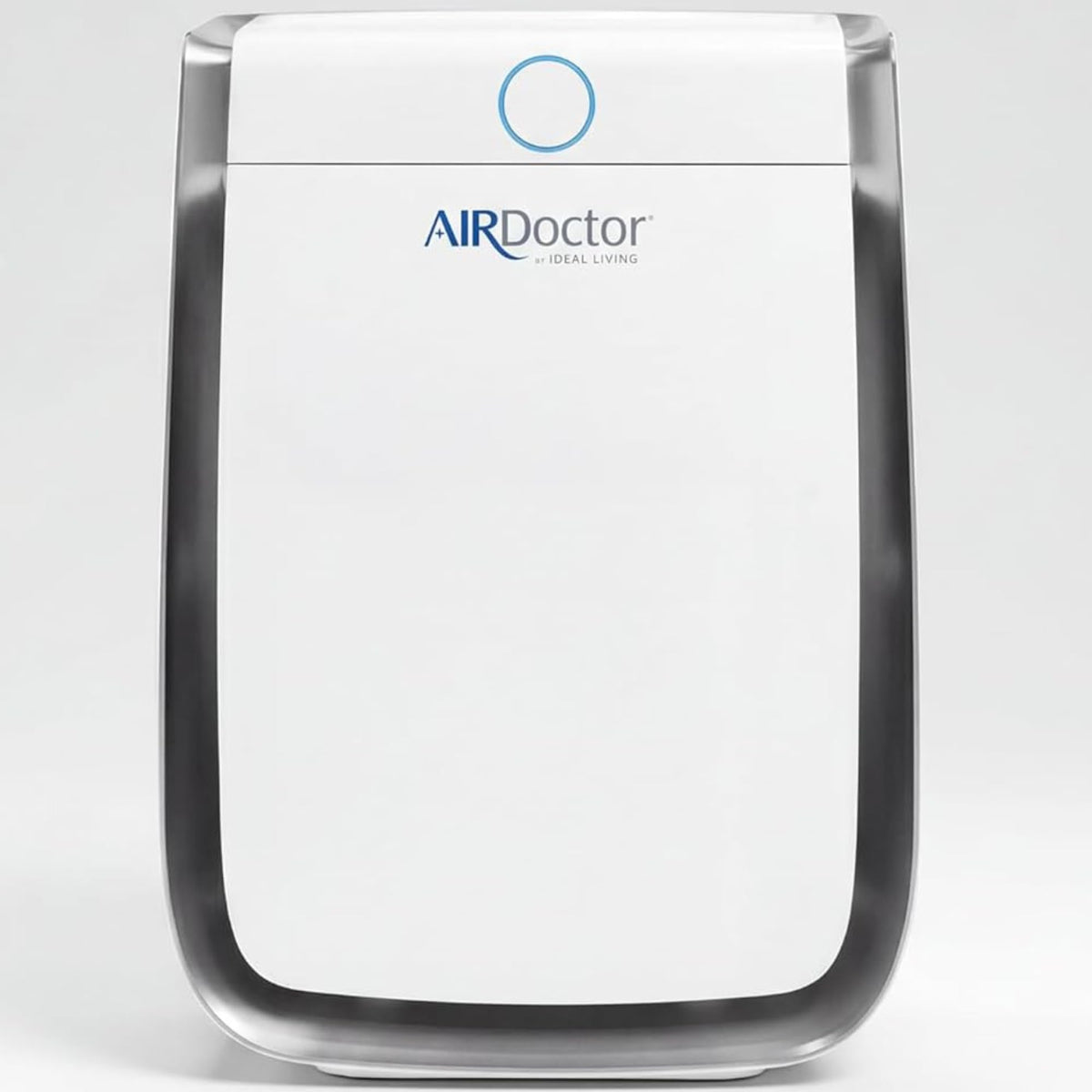 AirDoctor AD3500 front view showing a compact, modern purifier for large rooms.