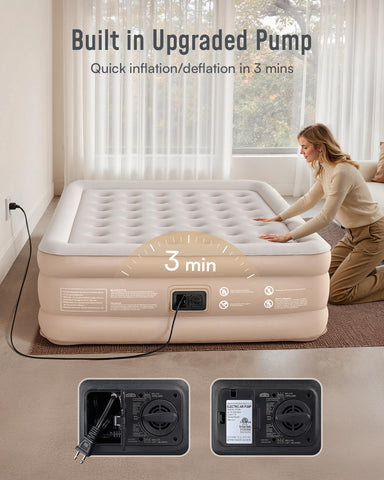 Airefina honeycomb coil support provides stable sleeping surface.
