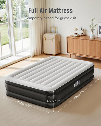 Airefina upgraded vertical beams provide sturdy support across the bed