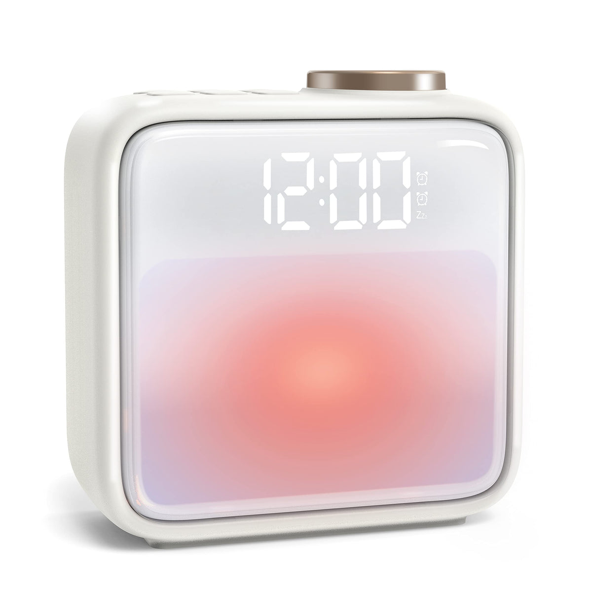 AirIVO alarm clock night light with 6 scenes for gradual wake and cozy ambience.