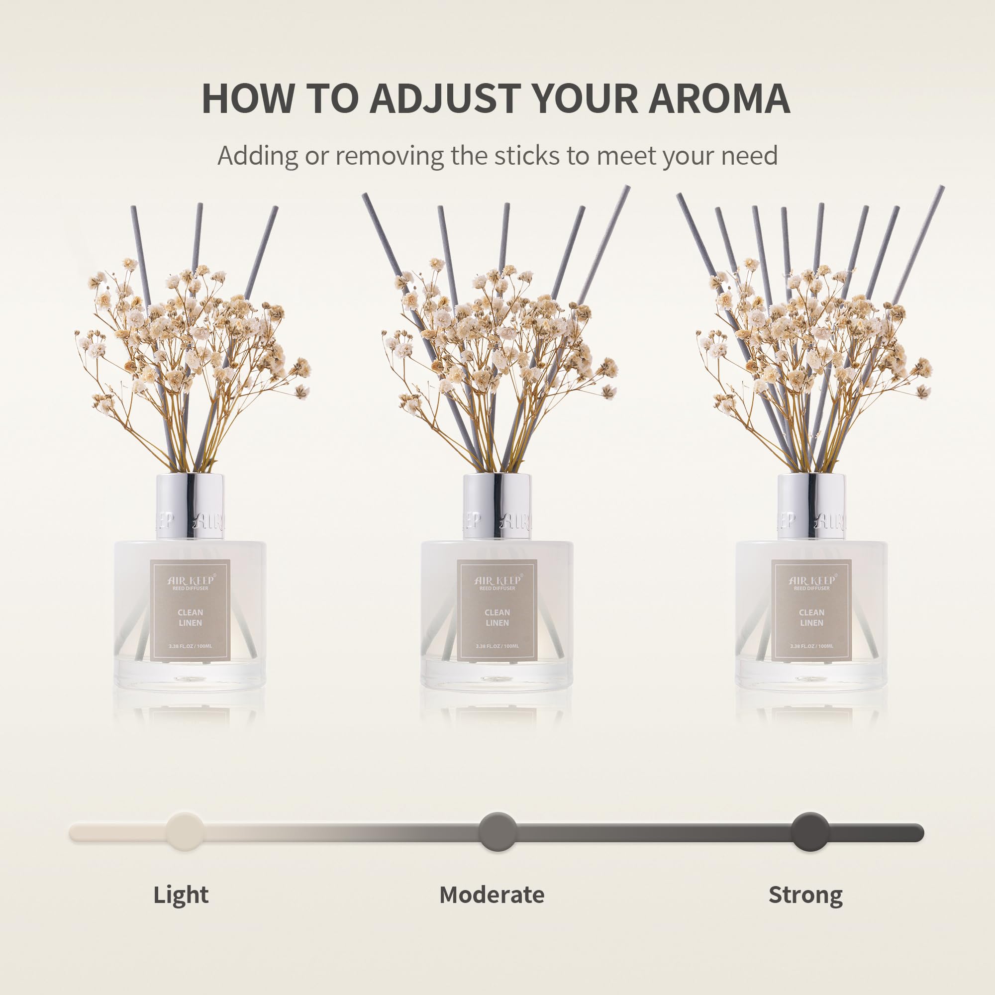 Airkeep diffuser on an entryway shelf creating welcoming vibes