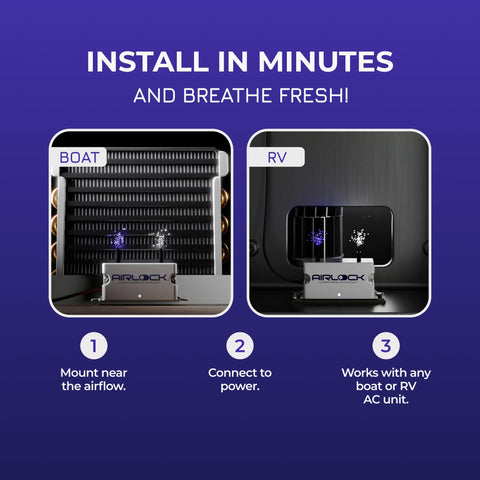 Airlock One easy-installation shows quick setup in minutes.