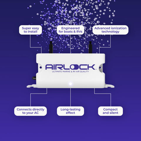 Airlock One maintenance-free operation means no parts to replace.