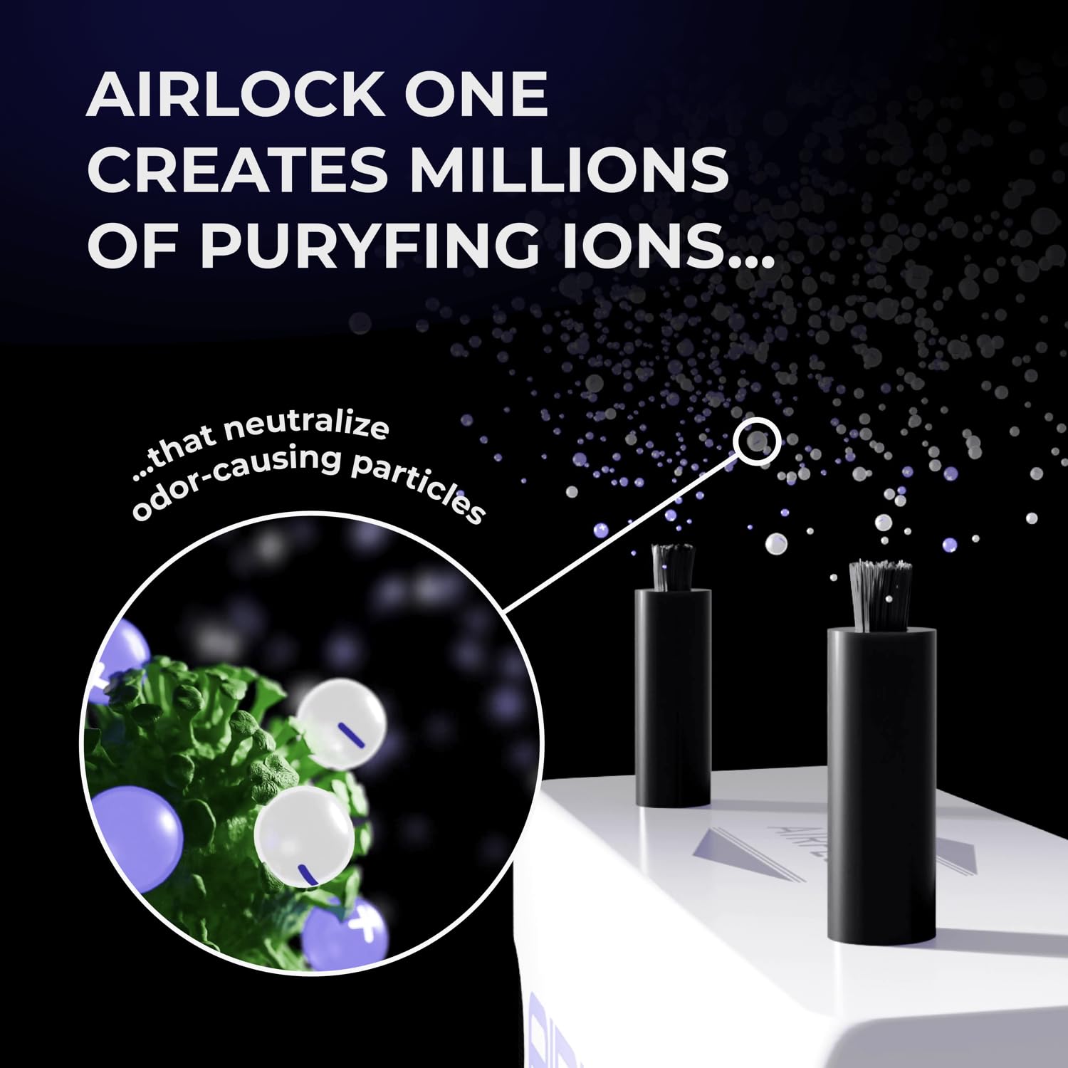 Airlock One odor-neutralization reduces lingering smells aboard.