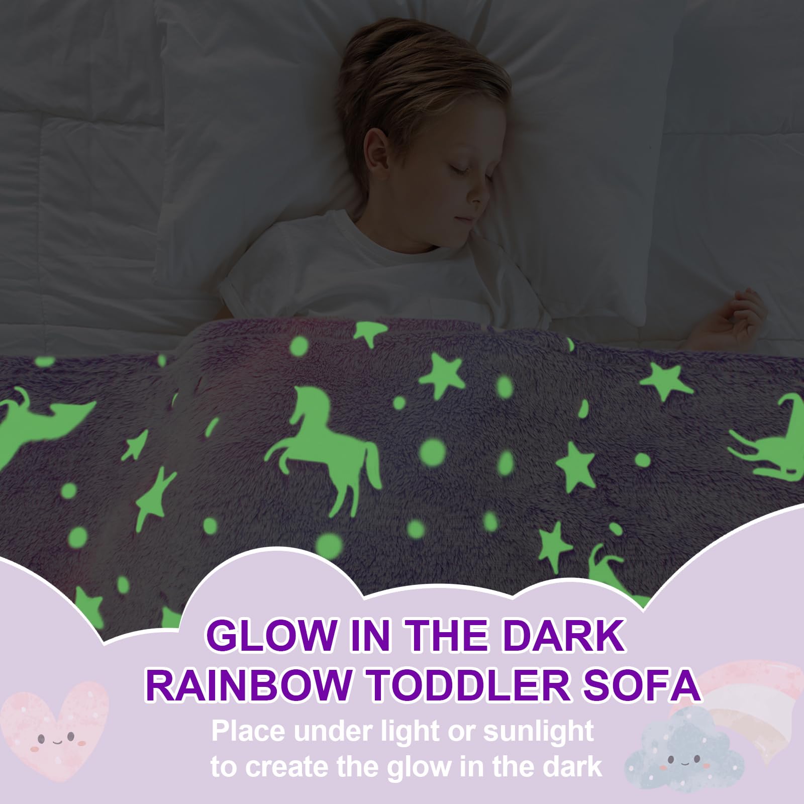Kid-friendly design with supportive foam core suits growing children