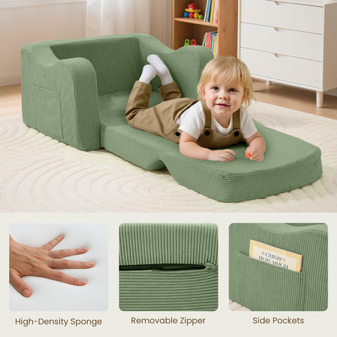 Airpanda safety design with soft fabric and rounded edges.