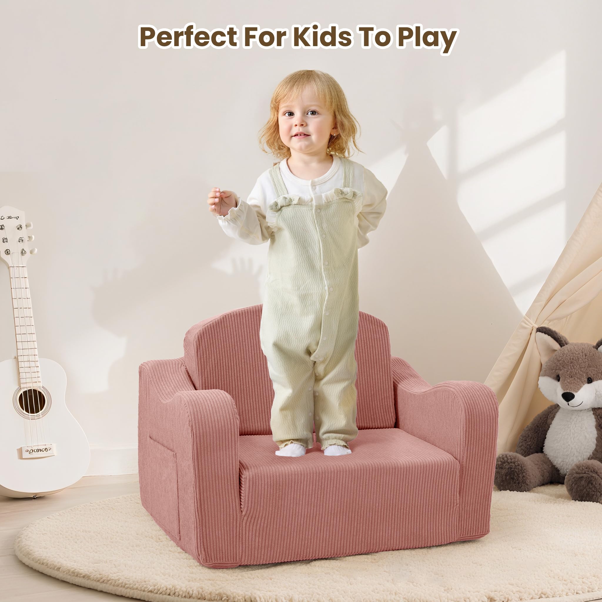 Airpanda soft plush fabric pink with a gentle touch