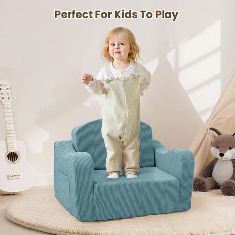 Airpanda Toddler Sofa with removable cover for easy cleaning.