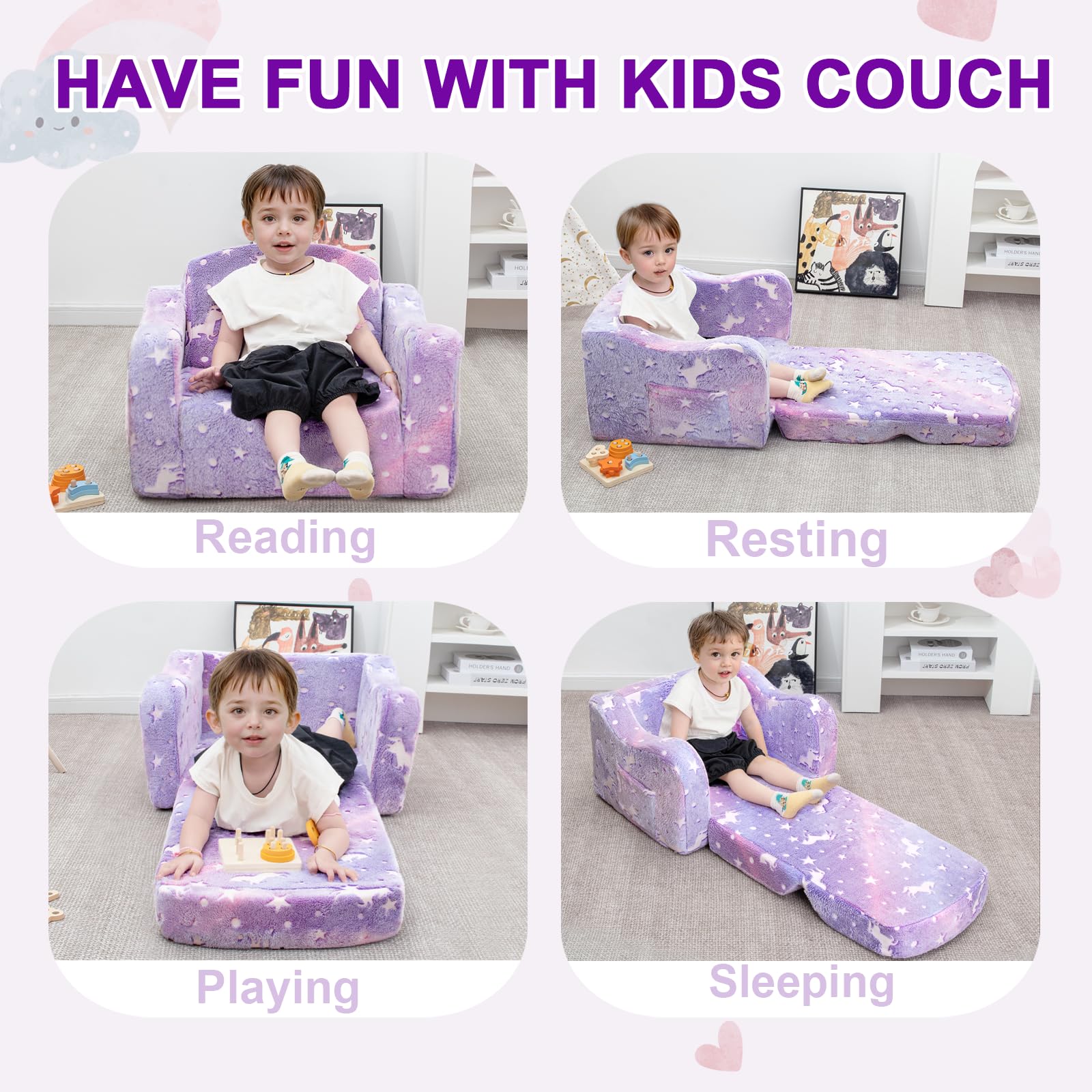 Vacuum-packed packaging helps quick expansion to a plush seat