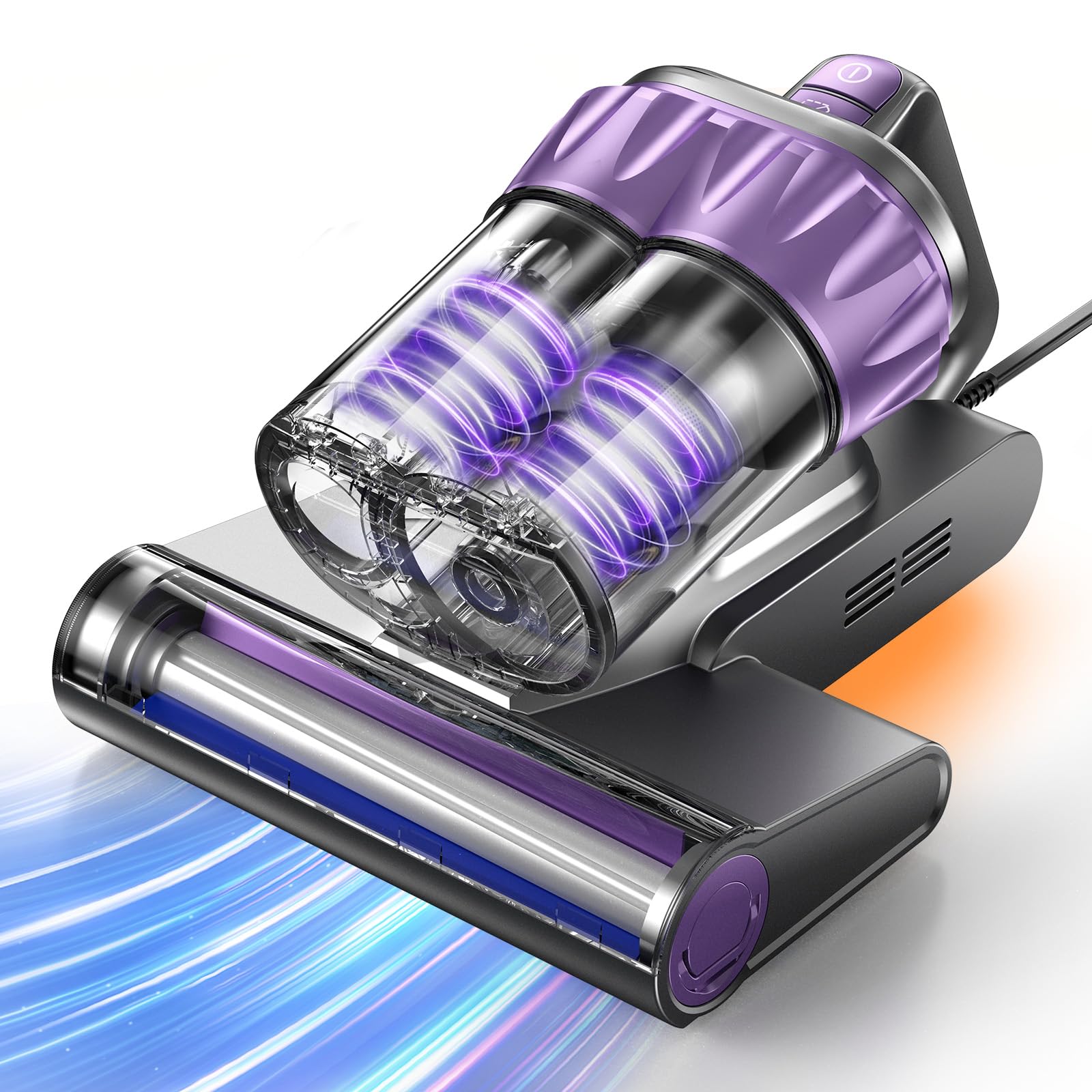 Airpher Mattress Vacuum 16kPa suction deep-cleans mattresses.