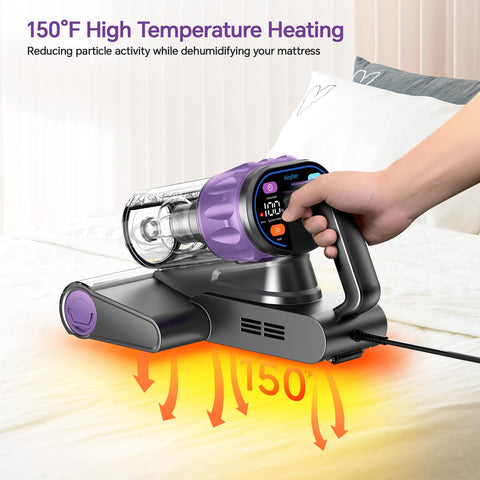 Airpher HEPA filter traps fine dust for clean air.
