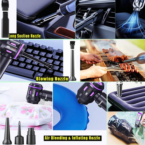 Airpollo high suction around 29000 Pa for tough dirt in car seats.