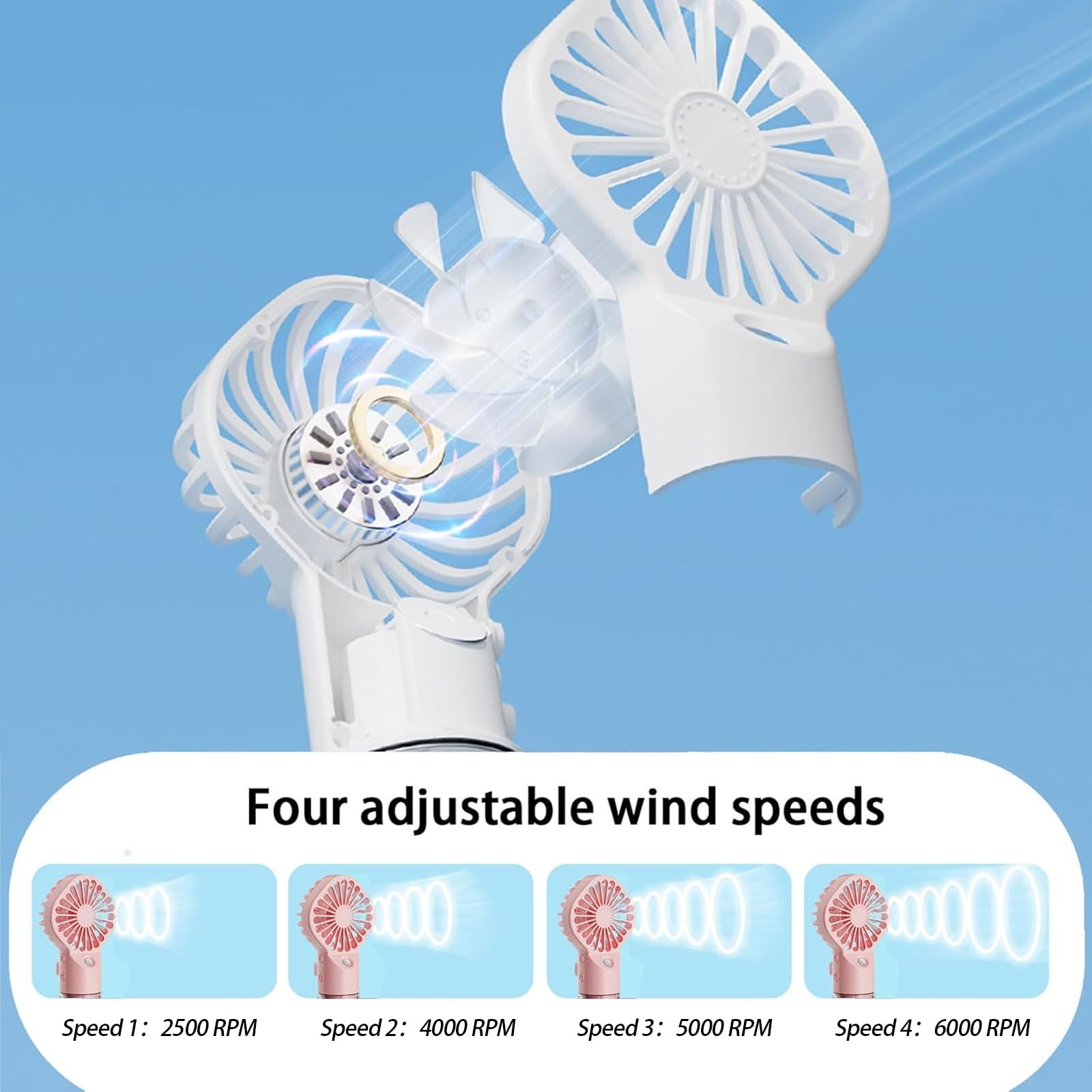 AIRPROSSING Misting Fan water mist function adds refreshing cooling.