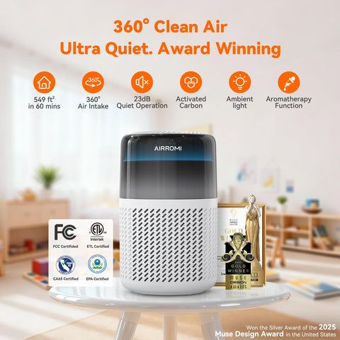 AirROMI A2005 focuses on pet odor elimination in living spaces.