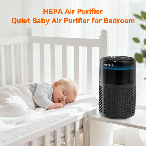 AIRROMI A2005 replaceable filters keep air fresh and purifier performing.