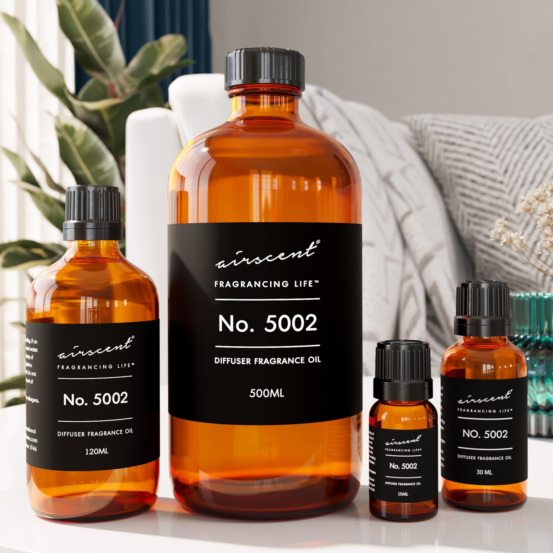Air-Scent Creed Aventus diffuser oil packaging emphasizes purity and concentration