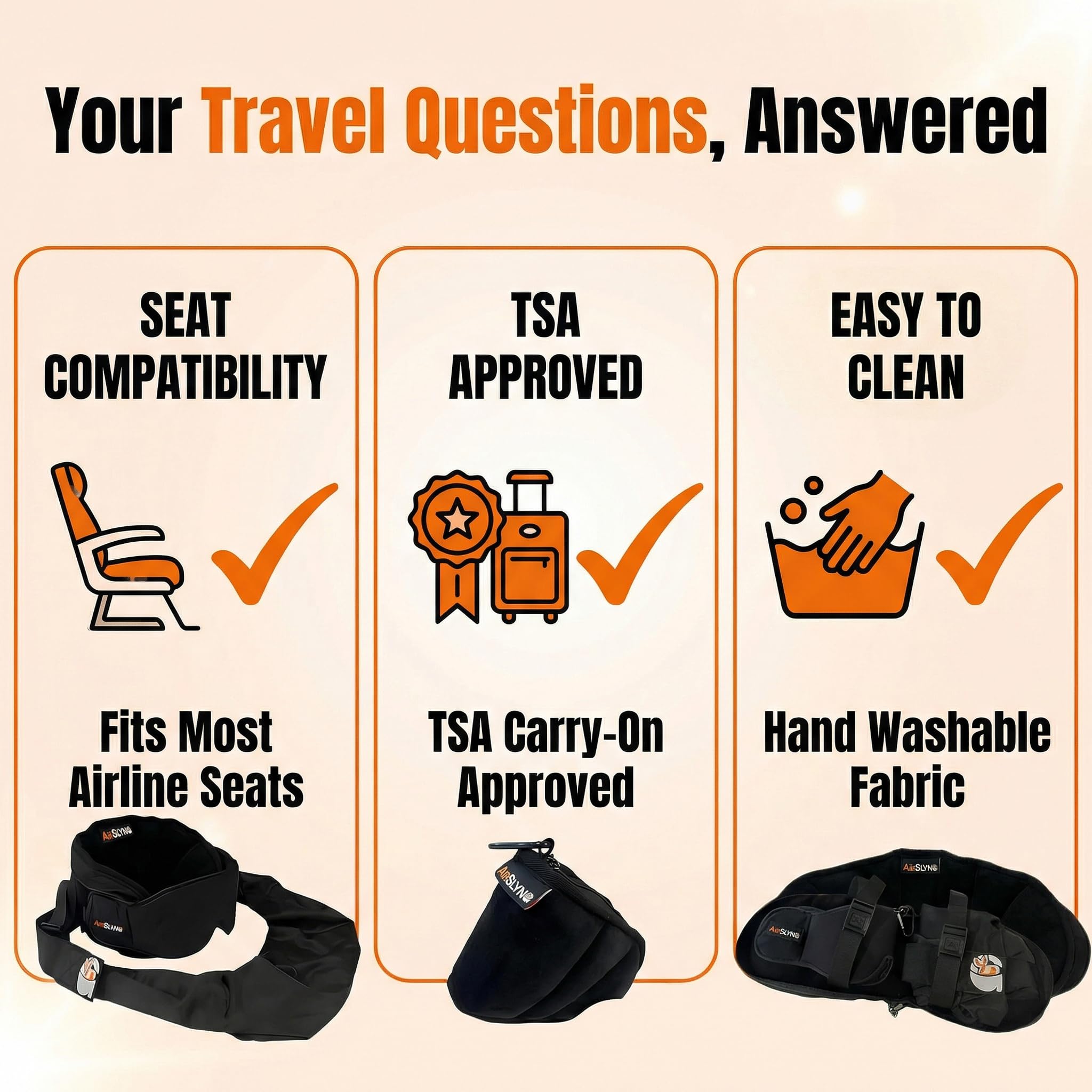 AirSlyng travel sleep system combines pillow, mask, and blanket for convenience.