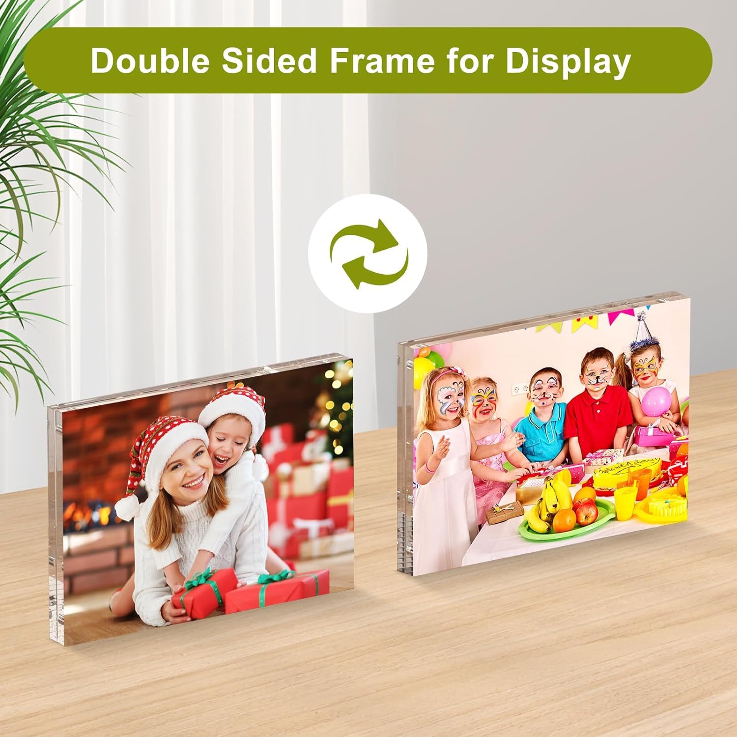 Airsnigi UV-resistant acrylic frame protects memories from sun fade.