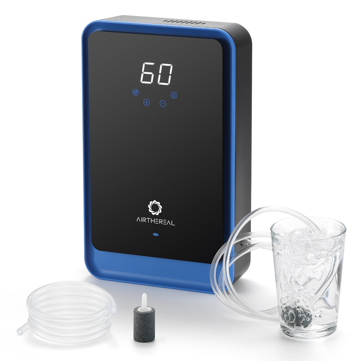 Airthereal AH1000 front view, compact portable design for easy home use.