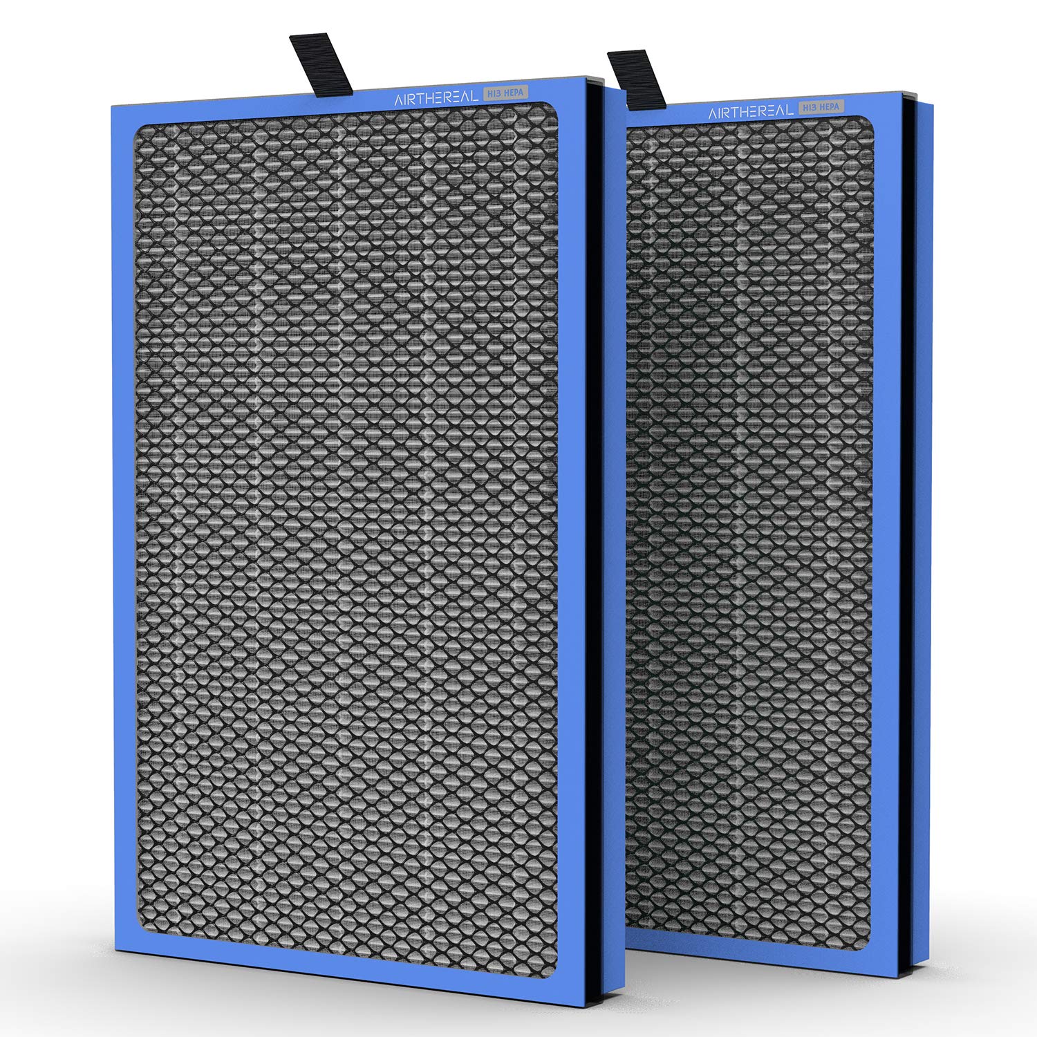 Airthereal H13 HEPA filter 2-pack in packaging for easy replacement and cleaner air.