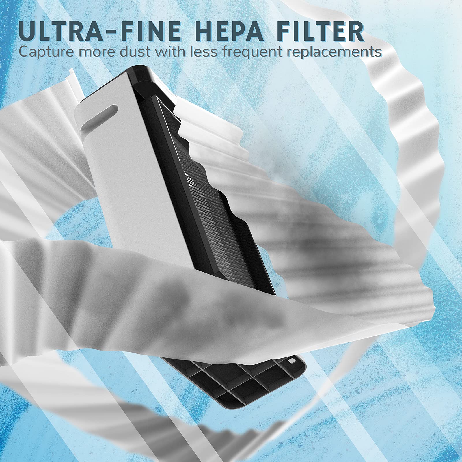 Inserting Airthereal H13 filter into APH320 purifier for cleaner environment.