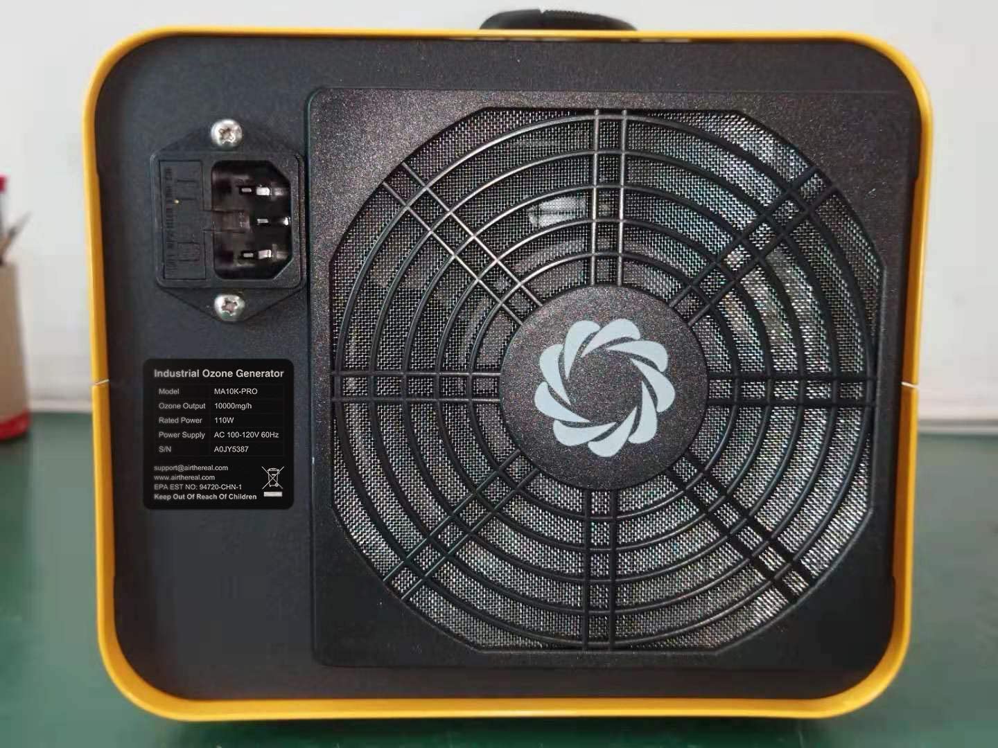 Airthereal MA10K-PRO safety guidance for unoccupied-space use.