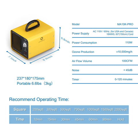 Airthereal MA10K-PRO simple control knob for easy setup.