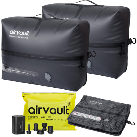 AirVault bags maximize space for efficient carry-on packing.